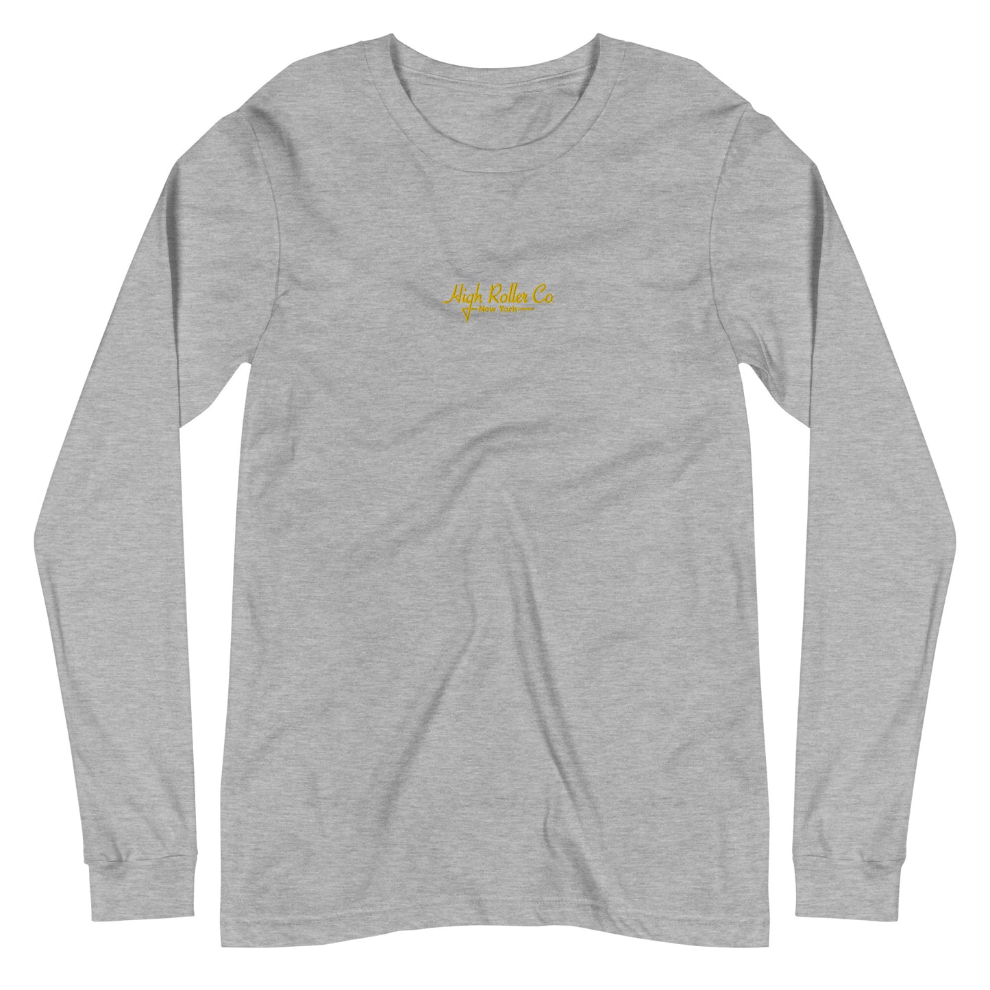 High Roller Co. Long Sleeve Embroidered Logo Tee